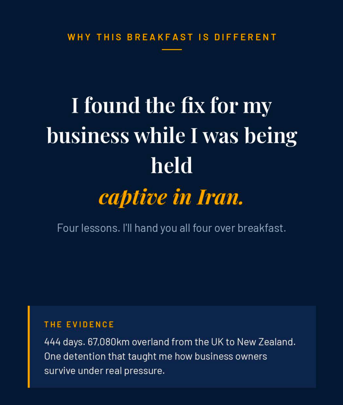 What does a detention in Iran have to do with your 𝐩𝐫𝐨𝐟𝐢𝐭 𝐦𝐚𝐫𝐠𝐢𝐧𝐬?